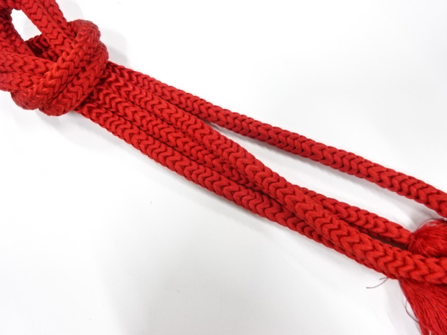 正絹　手組帯締め